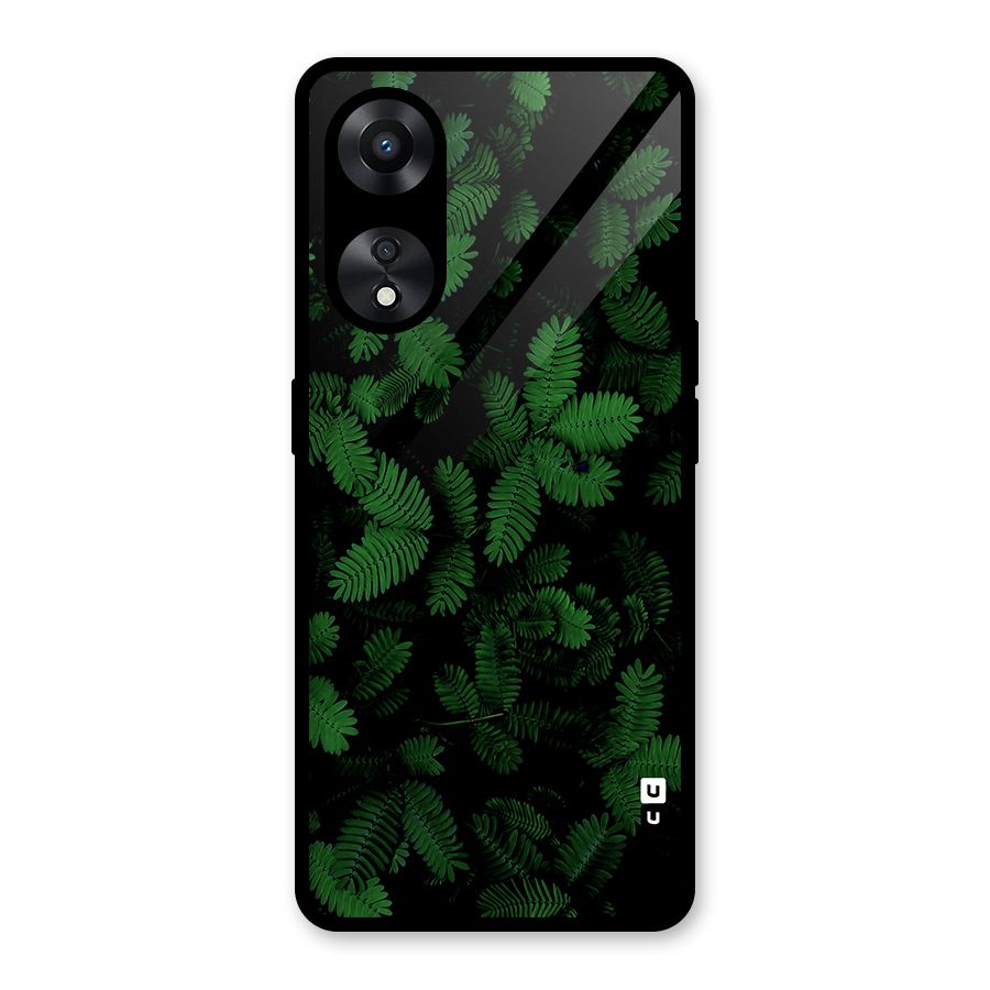 Beautiful Touch Me Not Glass Back Case for Oppo A78