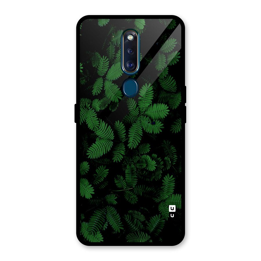 Beautiful Touch Me Not Glass Back Case for Oppo F11 Pro
