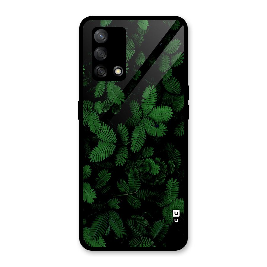 Beautiful Touch Me Not Glass Back Case for Oppo F19