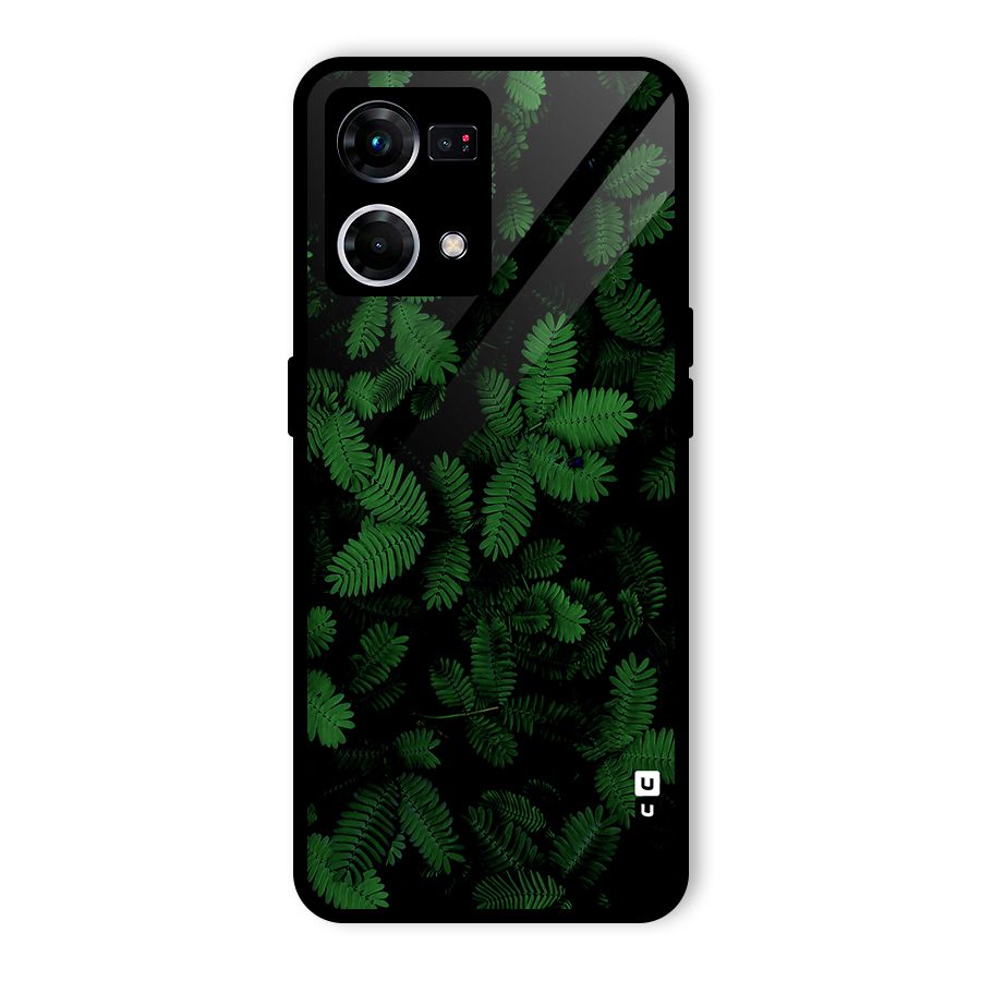 Beautiful Touch Me Not Glass Back Case for Oppo F21 Pro 5G