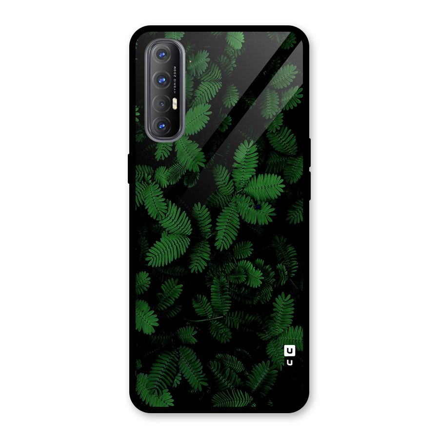 Beautiful Touch Me Not Glass Back Case for Oppo Reno3 Pro