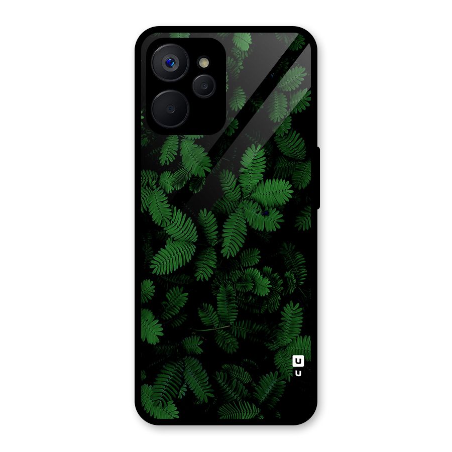Beautiful Touch Me Not Glass Back Case for Realme 9i 5G