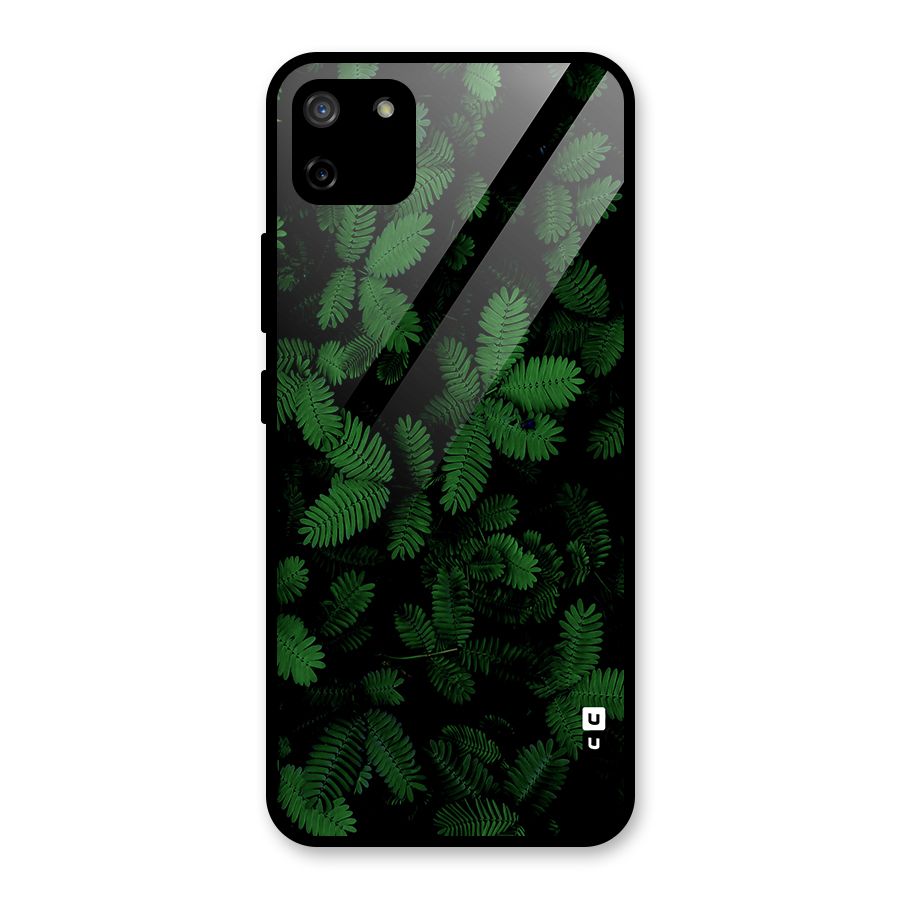 Beautiful Touch Me Not Glass Back Case for Realme C11