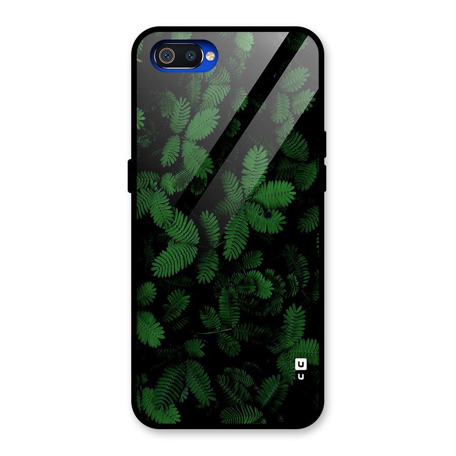 Beautiful Touch Me Not Glass Back Case for Realme C2