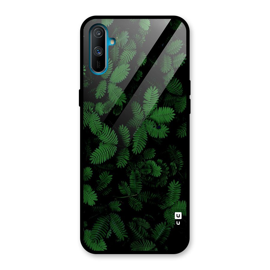 Beautiful Touch Me Not Glass Back Case for Realme C3