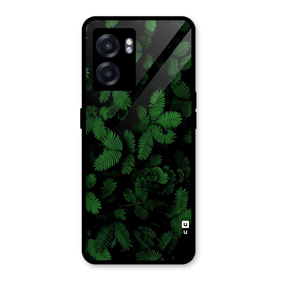 Beautiful Touch Me Not Glass Back Case for Realme Narzo 50 5G