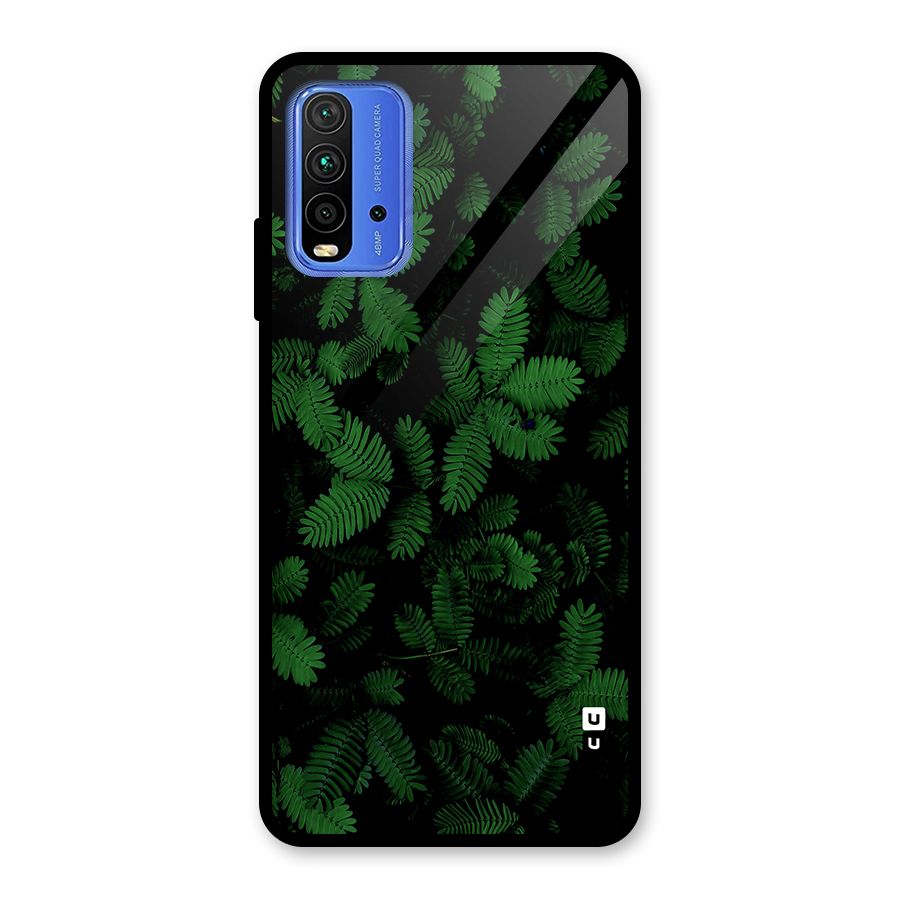Beautiful Touch Me Not Glass Back Case for Redmi 9 Power