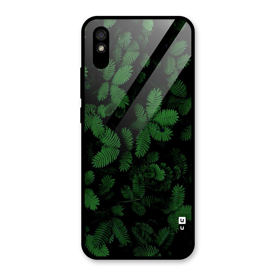 Beautiful Touch Me Not Glass Back Case for Redmi 9i