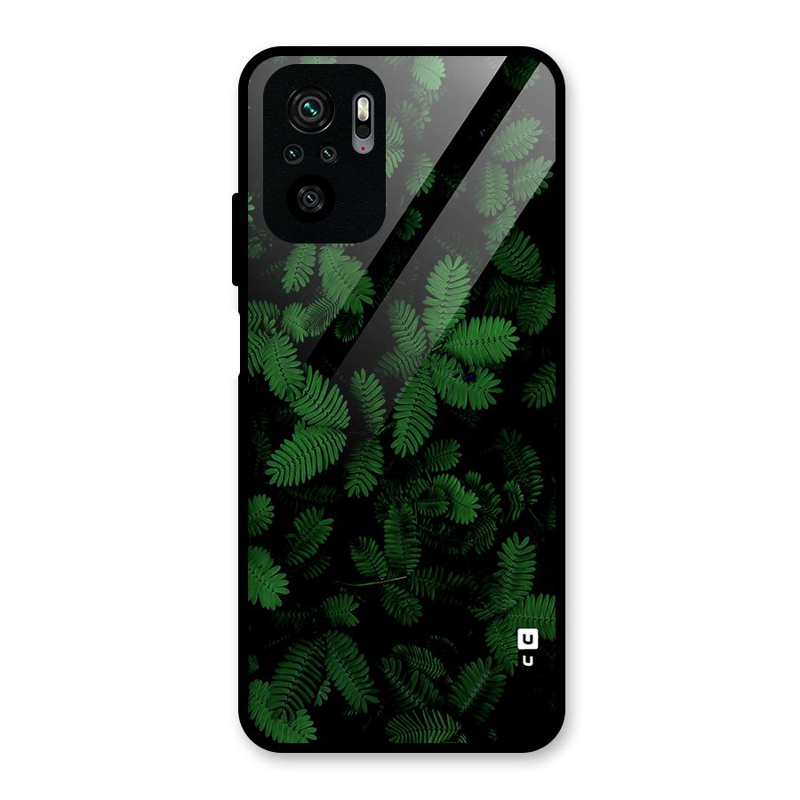 Beautiful Touch Me Not Glass Back Case for Redmi Note 10S