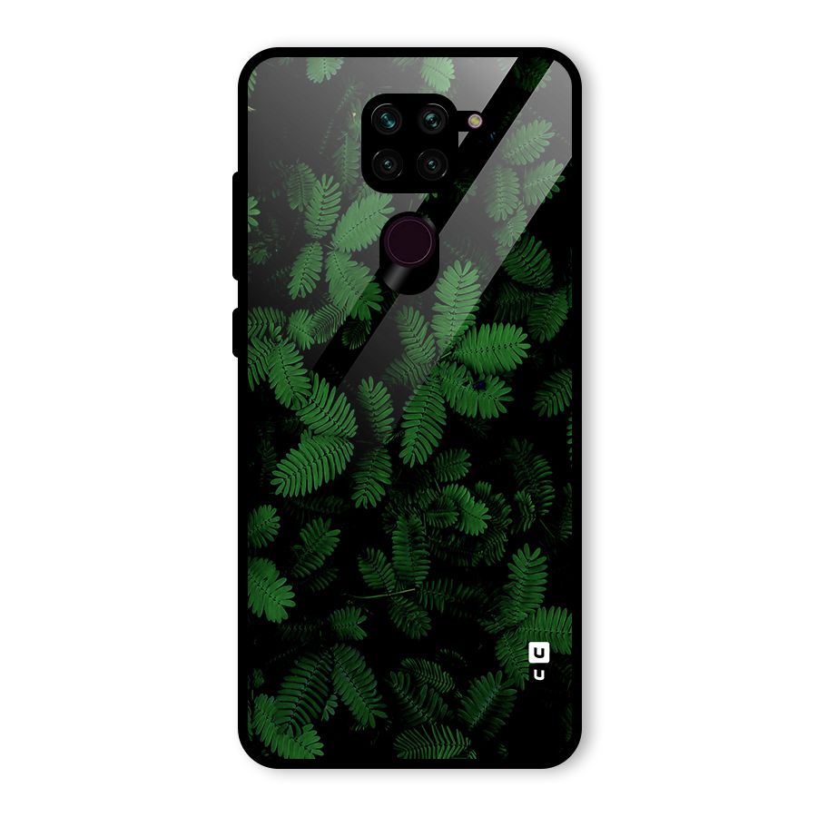 Beautiful Touch Me Not Glass Back Case for Redmi Note 9