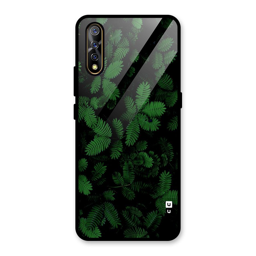 Beautiful Touch Me Not Glass Back Case for Vivo S1
