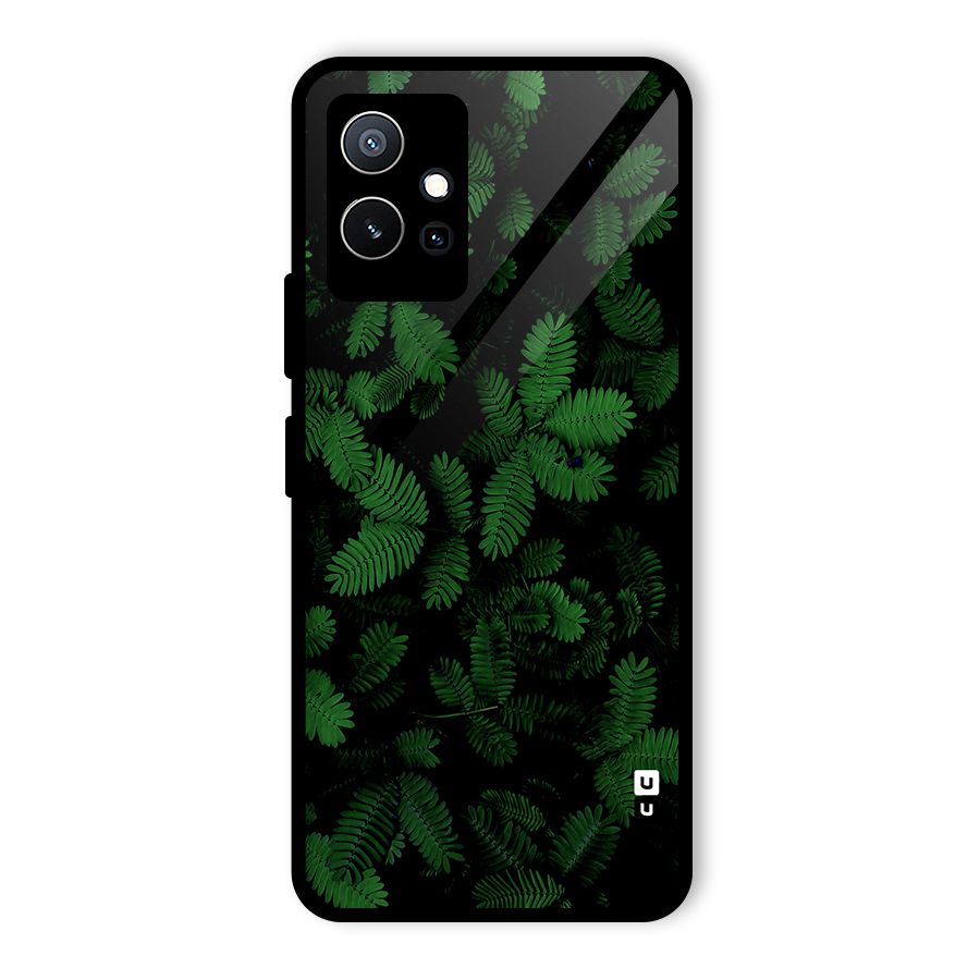 Beautiful Touch Me Not Glass Back Case for Vivo T1 5G