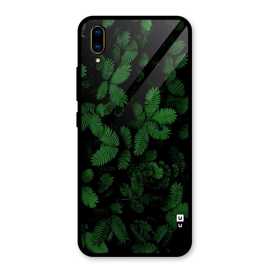 Beautiful Touch Me Not Glass Back Case for Vivo V11 Pro