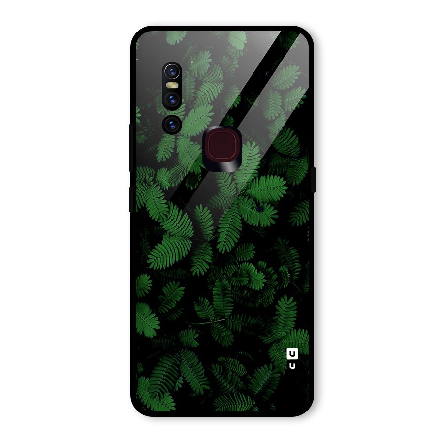 Beautiful Touch Me Not Glass Back Case for Vivo V15