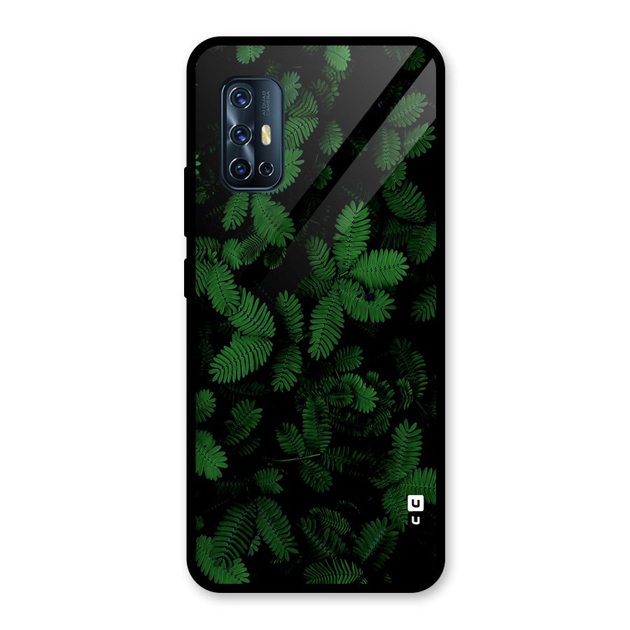 Beautiful Touch Me Not Glass Back Case for Vivo V17