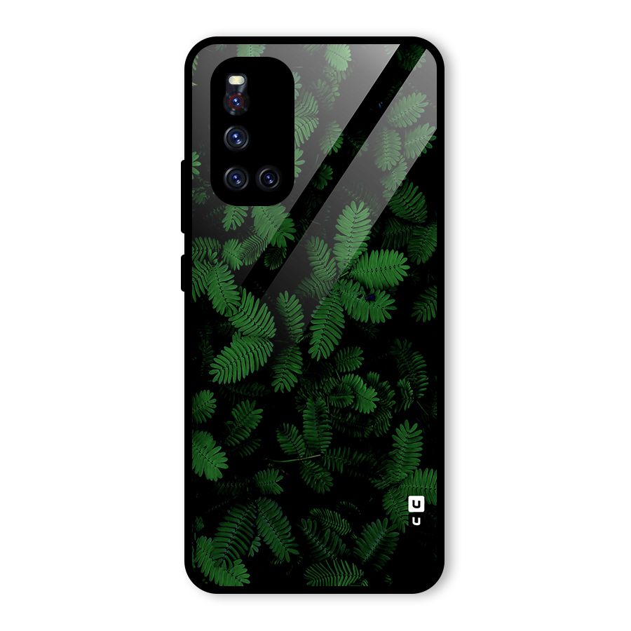 Beautiful Touch Me Not Glass Back Case for Vivo V19