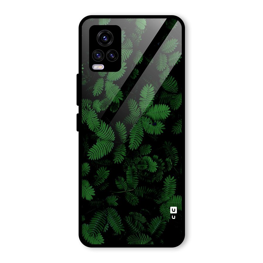 Beautiful Touch Me Not Glass Back Case for Vivo V20