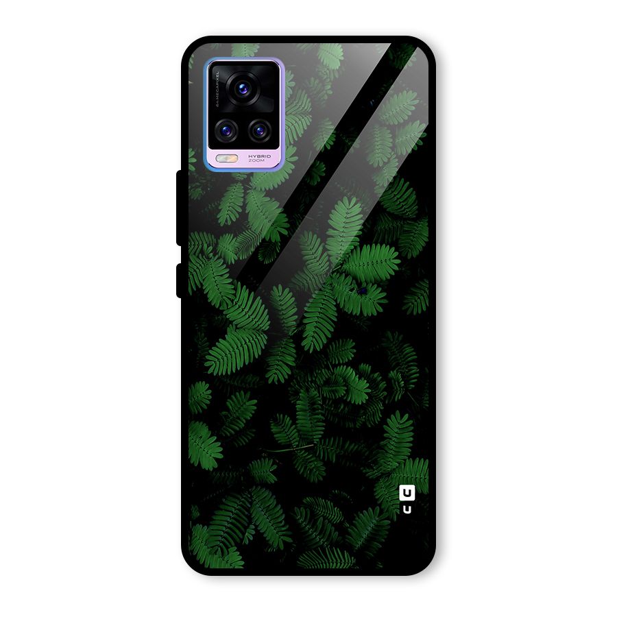 Beautiful Touch Me Not Glass Back Case for Vivo V20 Pro