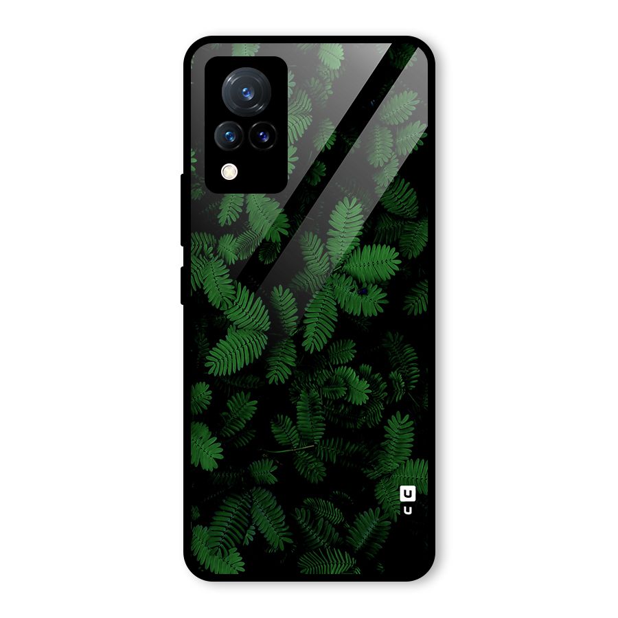 Beautiful Touch Me Not Glass Back Case for Vivo V21 5G