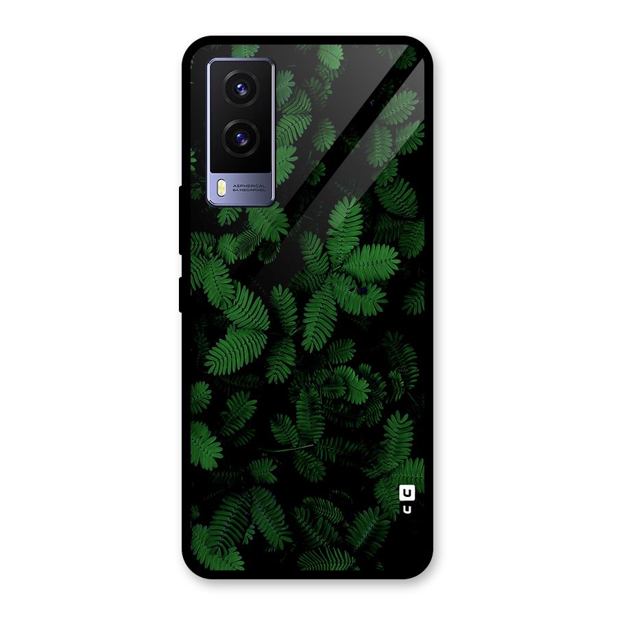 Beautiful Touch Me Not Glass Back Case for Vivo V21e 5G