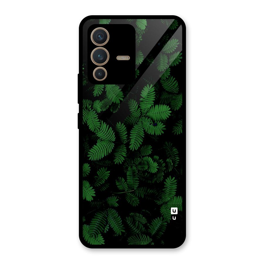 Beautiful Touch Me Not Glass Back Case for Vivo V23 5G