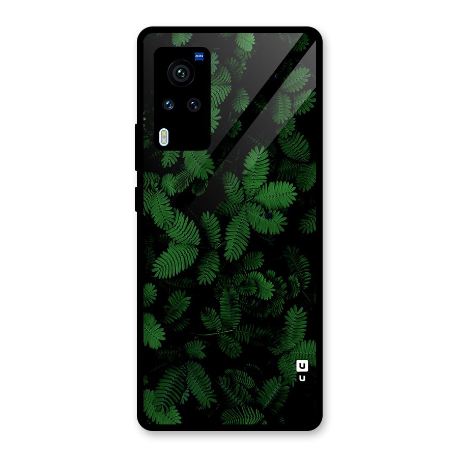 Beautiful Touch Me Not Glass Back Case for Vivo X60 Pro