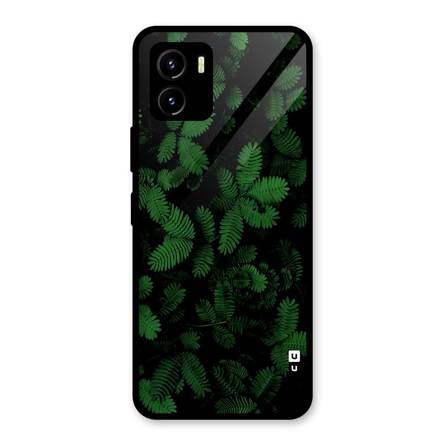 Beautiful Touch Me Not Glass Back Case for Vivo Y15s