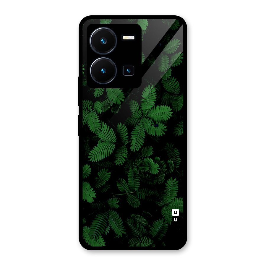 Beautiful Touch Me Not Glass Back Case for Vivo Y35