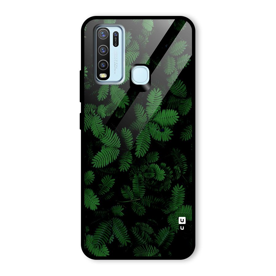 Beautiful Touch Me Not Glass Back Case for Vivo Y50