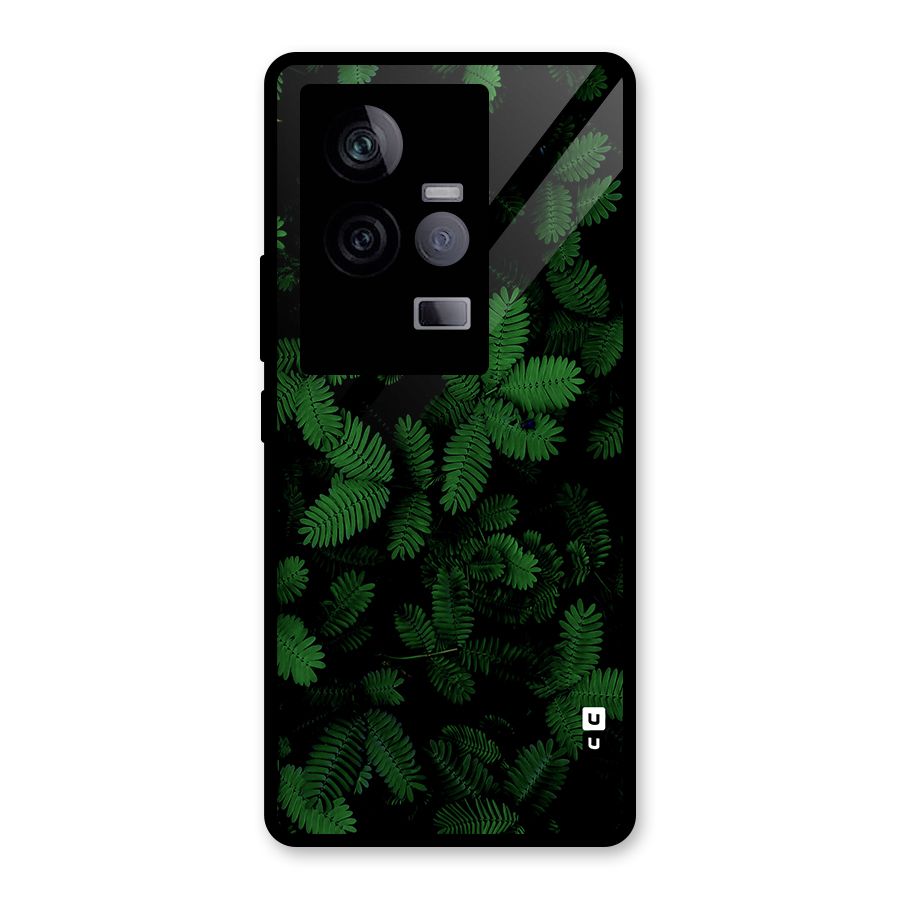 Beautiful Touch Me Not Glass Back Case for Vivo iQOO 11 5G