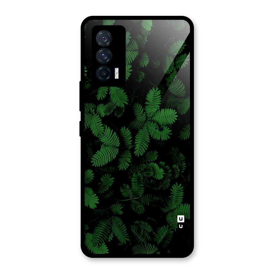Beautiful Touch Me Not Glass Back Case for Vivo iQOO 7 5G