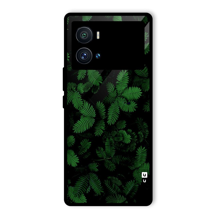 Beautiful Touch Me Not Glass Back Case for Vivo iQOO 9 Pro