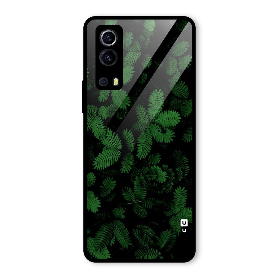 Beautiful Touch Me Not Glass Back Case for Vivo iQOO Z3