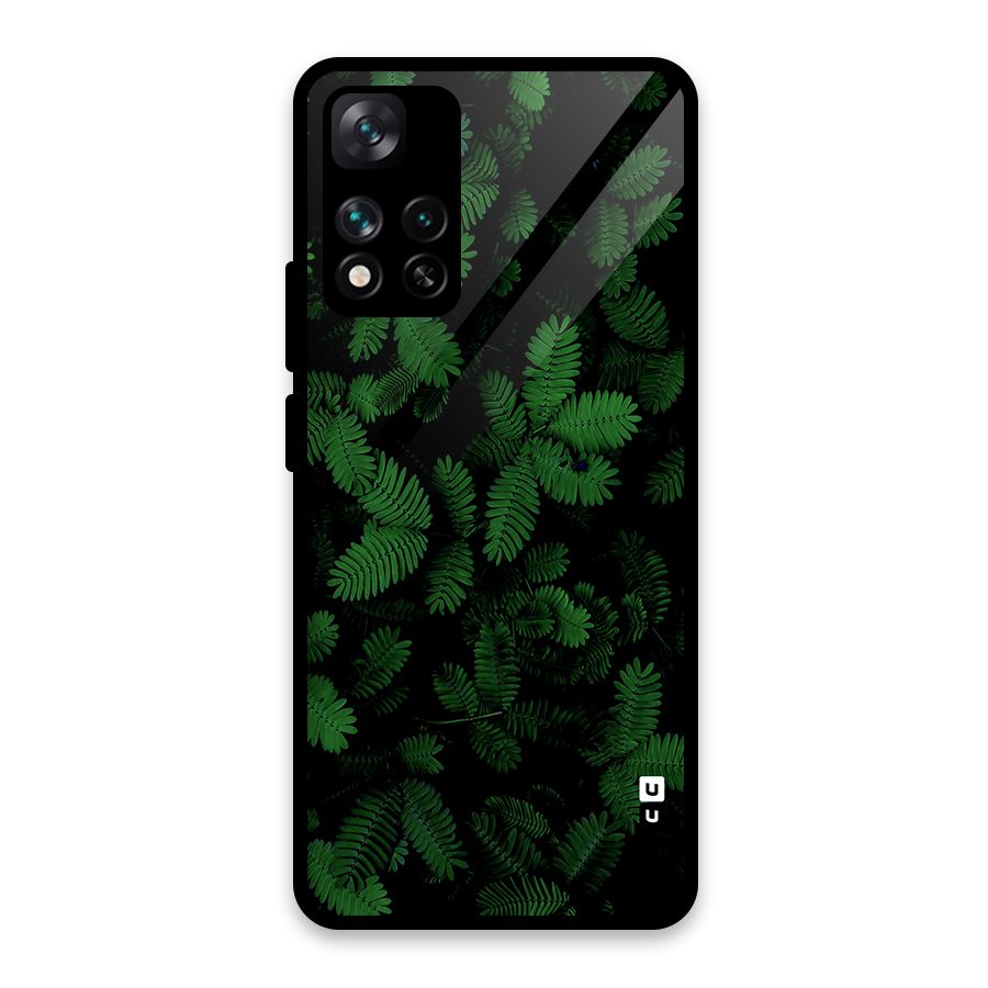 Beautiful Touch Me Not Glass Back Case for Xiaomi 11i 5G