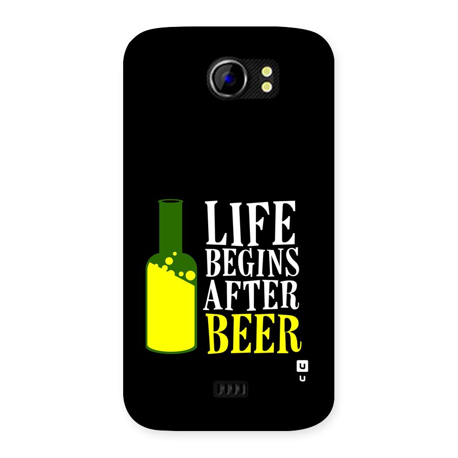 Beer Life Back Case for Canvas 2 A110