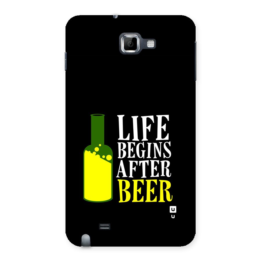 Beer Life Back Case for Galaxy Note