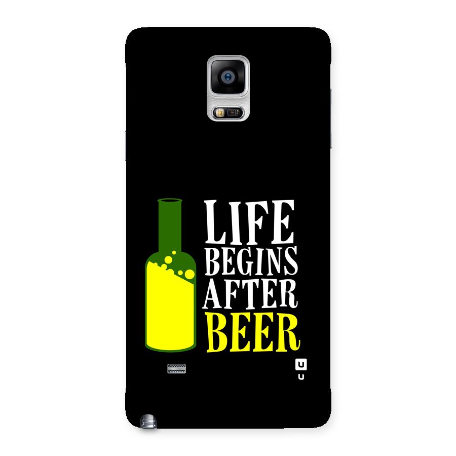 Beer Life Back Case for Galaxy Note 4