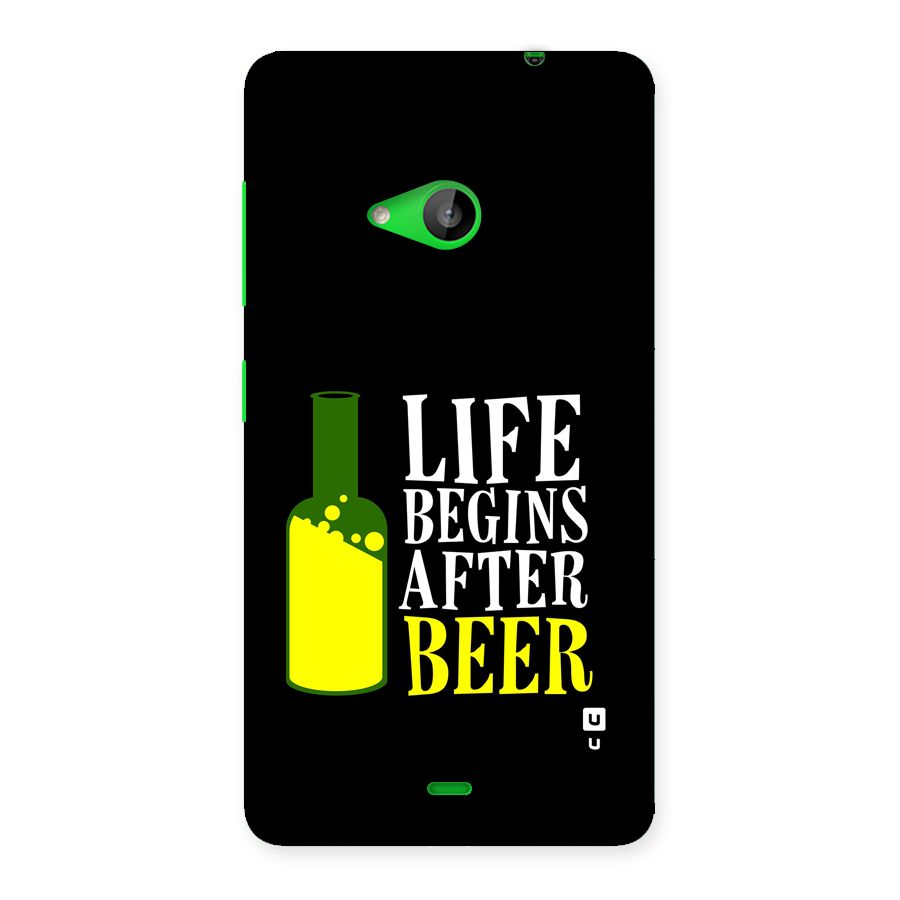 Beer Life Back Case for Lumia 535
