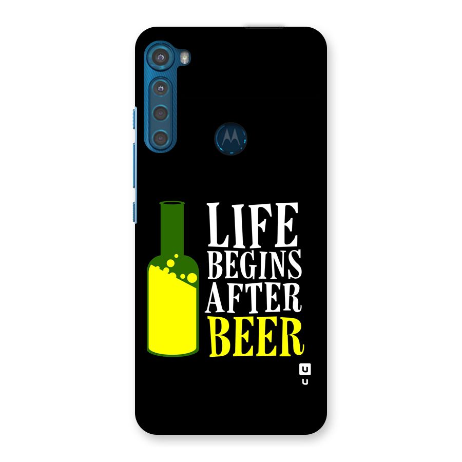 Beer Life Back Case for Motorola One Fusion Plus