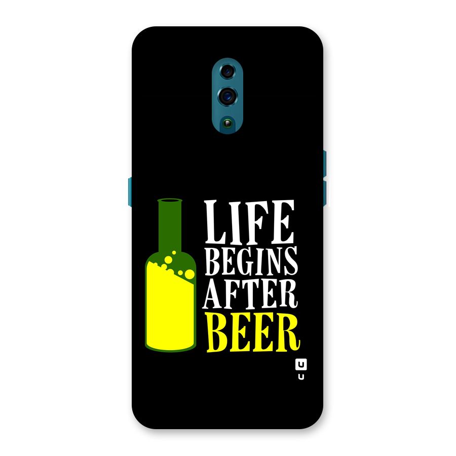 Beer Life Back Case for Oppo Reno