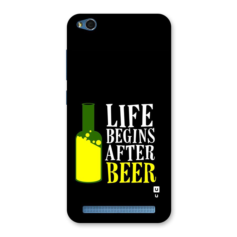 Beer Life Back Case for Redmi 5A