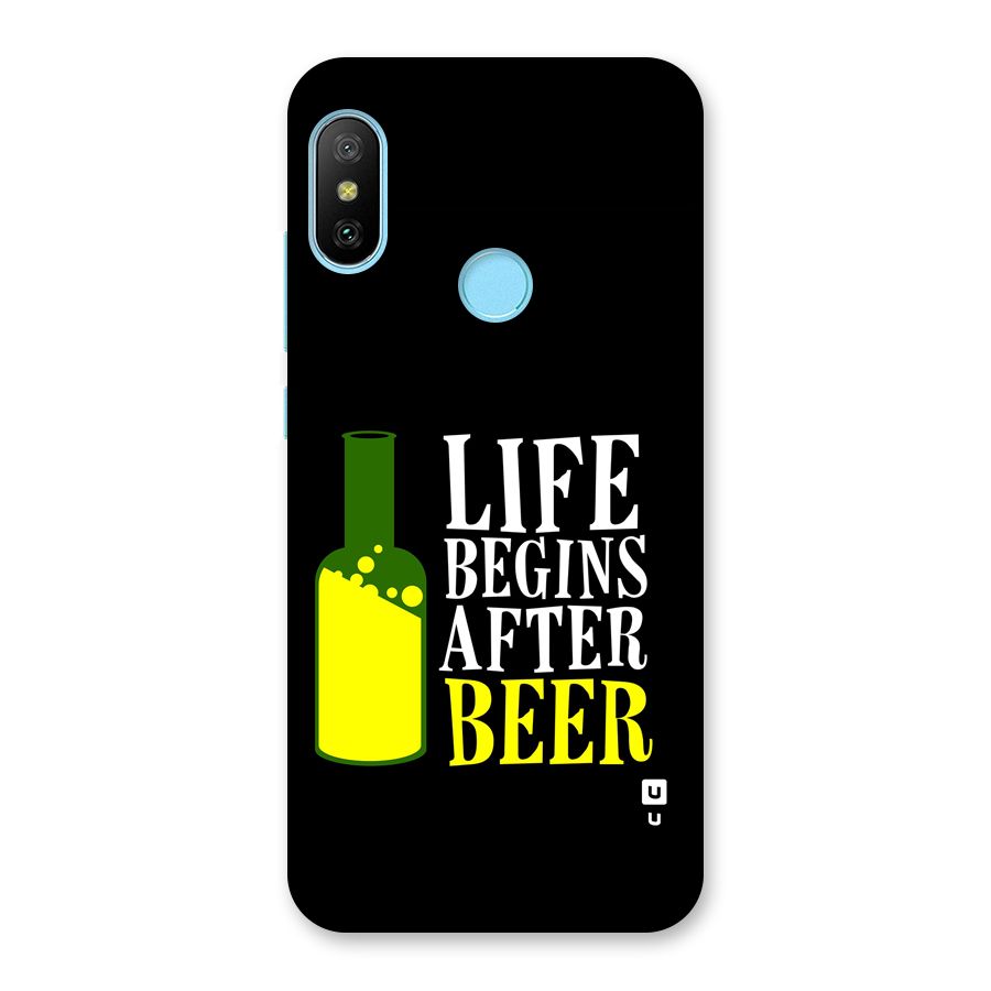 Beer Life Back Case for Redmi 6 Pro