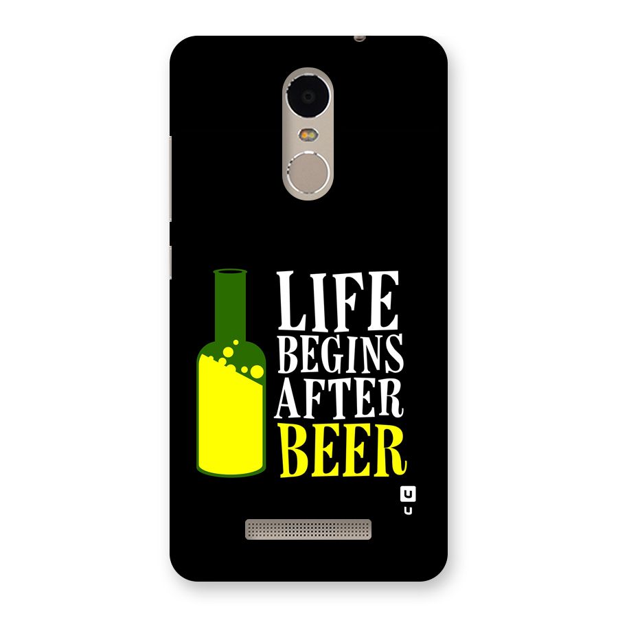 Beer Life Back Case for Redmi Note 3