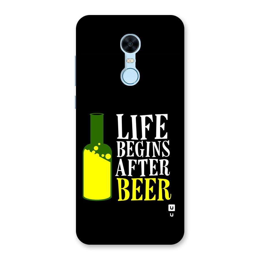 Beer Life Back Case for Redmi Note 5