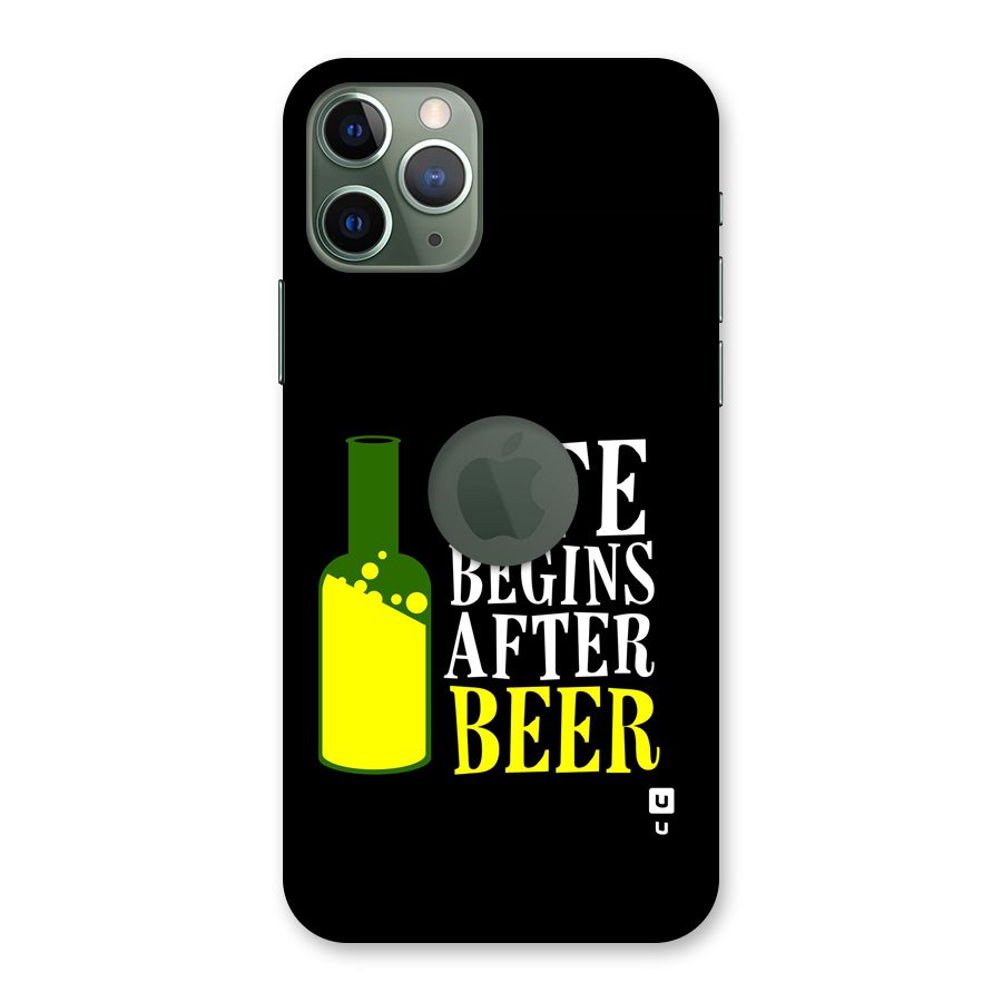 Beer Life Back Case for iPhone 11 Pro Logo Cut