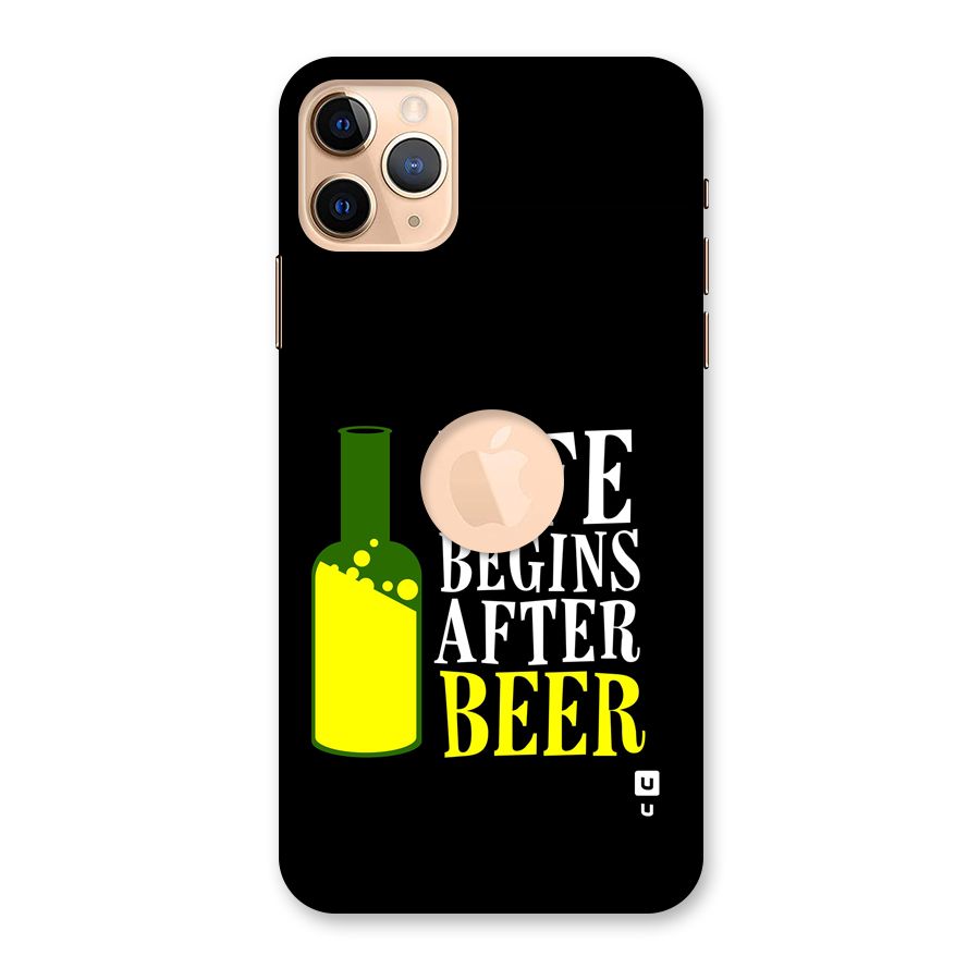 Beer Life Back Case for iPhone 11 Pro Max Logo Cut