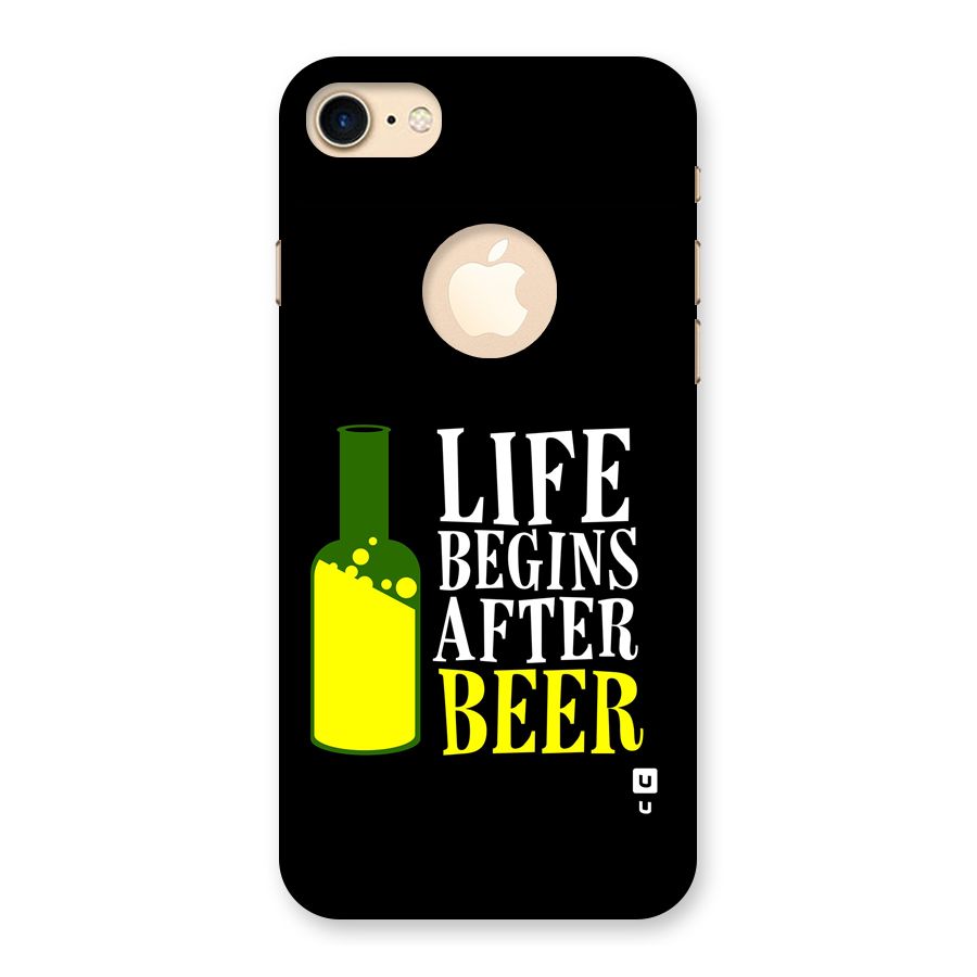 Beer Life Back Case for iPhone 8 Logo Cut