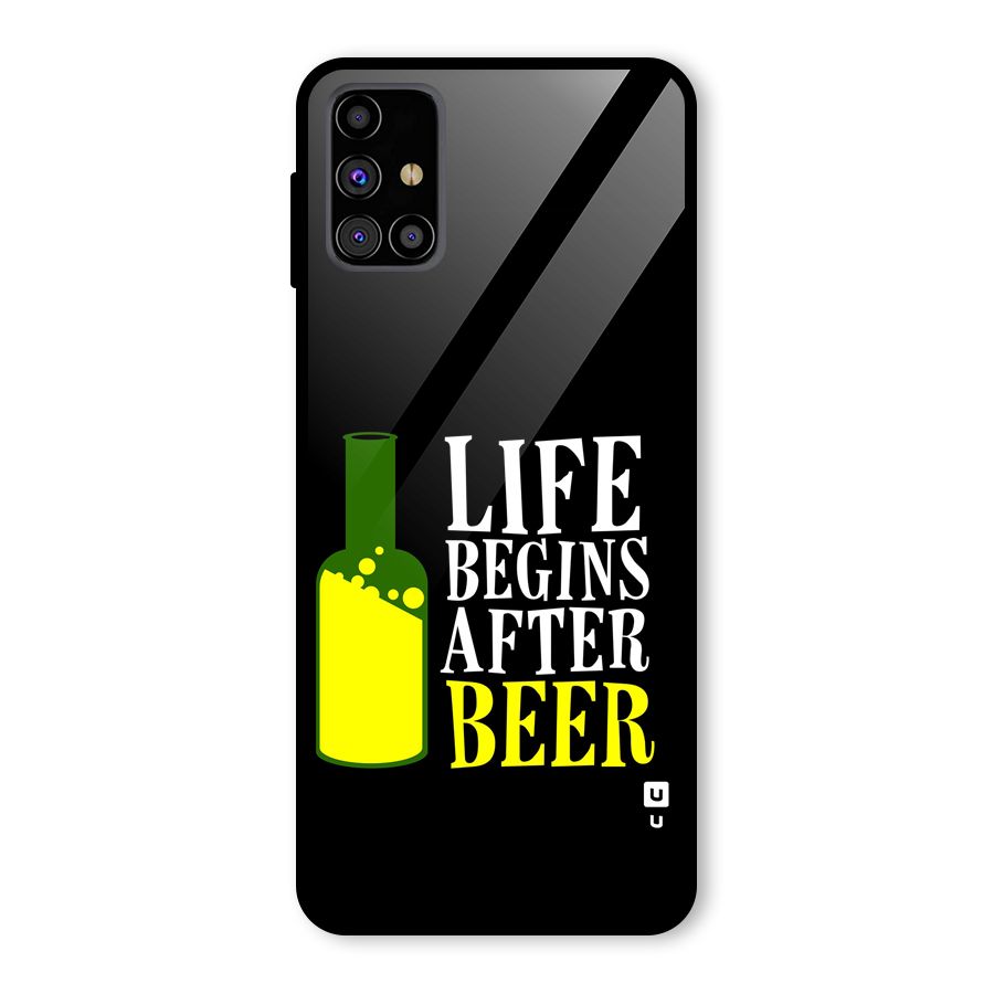 Beer Life Glass Back Case for Galaxy M31s