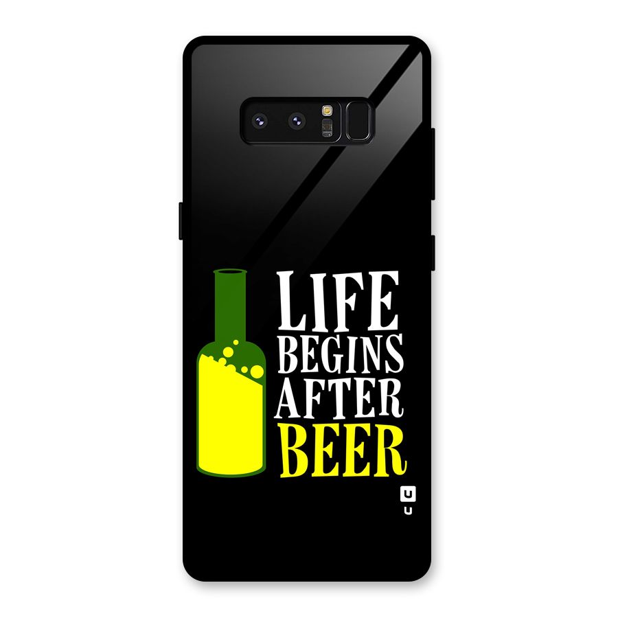 Beer Life Glass Back Case for Galaxy Note 8