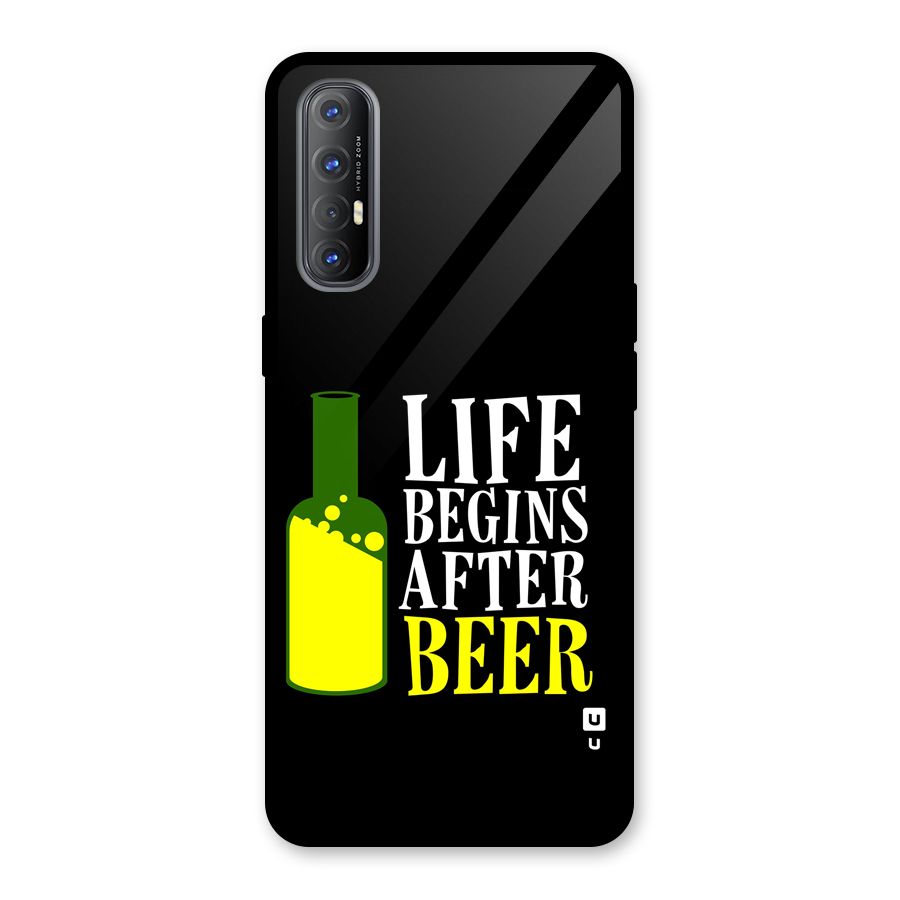 Beer Life Glass Back Case for Oppo Reno3 Pro